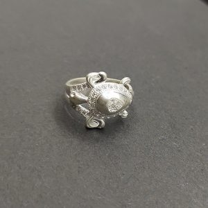 Frog Silver Ring, Solid Sterling Silver Sing,